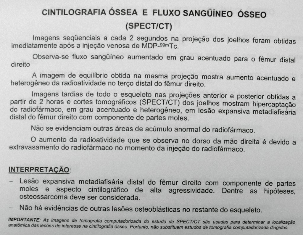 Figura 8: Laudo do Spect-Ct de 26/02/2014.